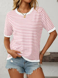 Mandy | Striped Knit Top with Moderate Stretch | Comfortable Fit for Everyday Wear