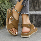 Marguerite | Women's Sandals with Cushioned Footbed & Criss-Cross Straps | Comfortable Everyday Wear