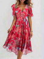 Matilda | Women's Summer Dress with Belly Cover | Flattering Fit for Effortless Boho Style