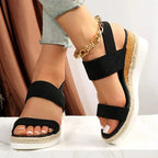 Melyora | Women's Platform Sandals with Elastic Straps | Lightweight Comfort for Everyday Wear 3