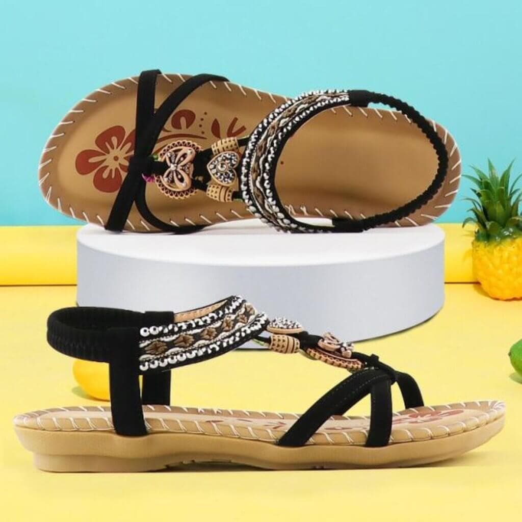 Millicent Collection | Women's Platform Sandals with Cushioned Footbed | Soft Support for All-Day Comfort