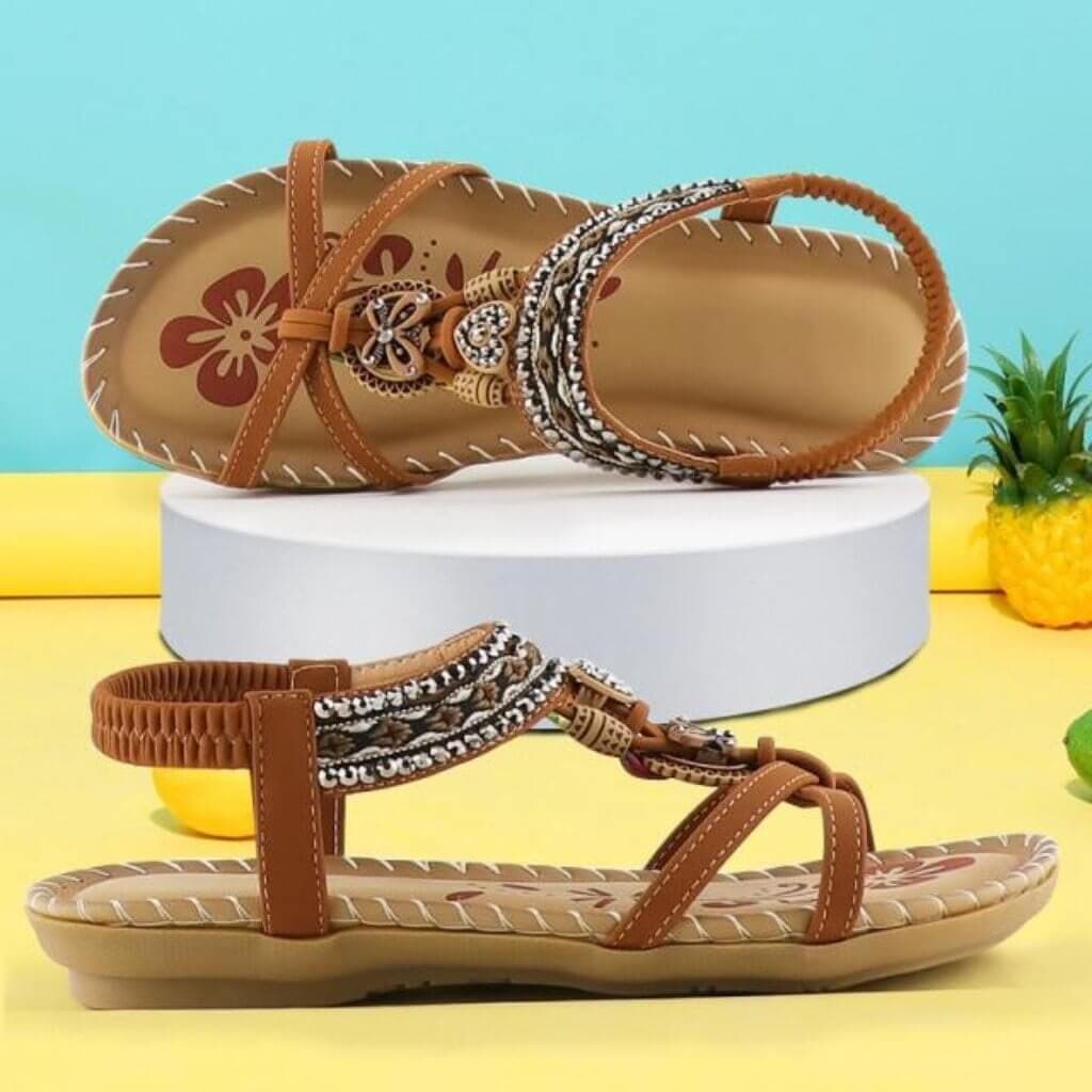 Millicent Collection | Women's Platform Sandals with Cushioned Footbed | Soft Support for All-Day Comfort