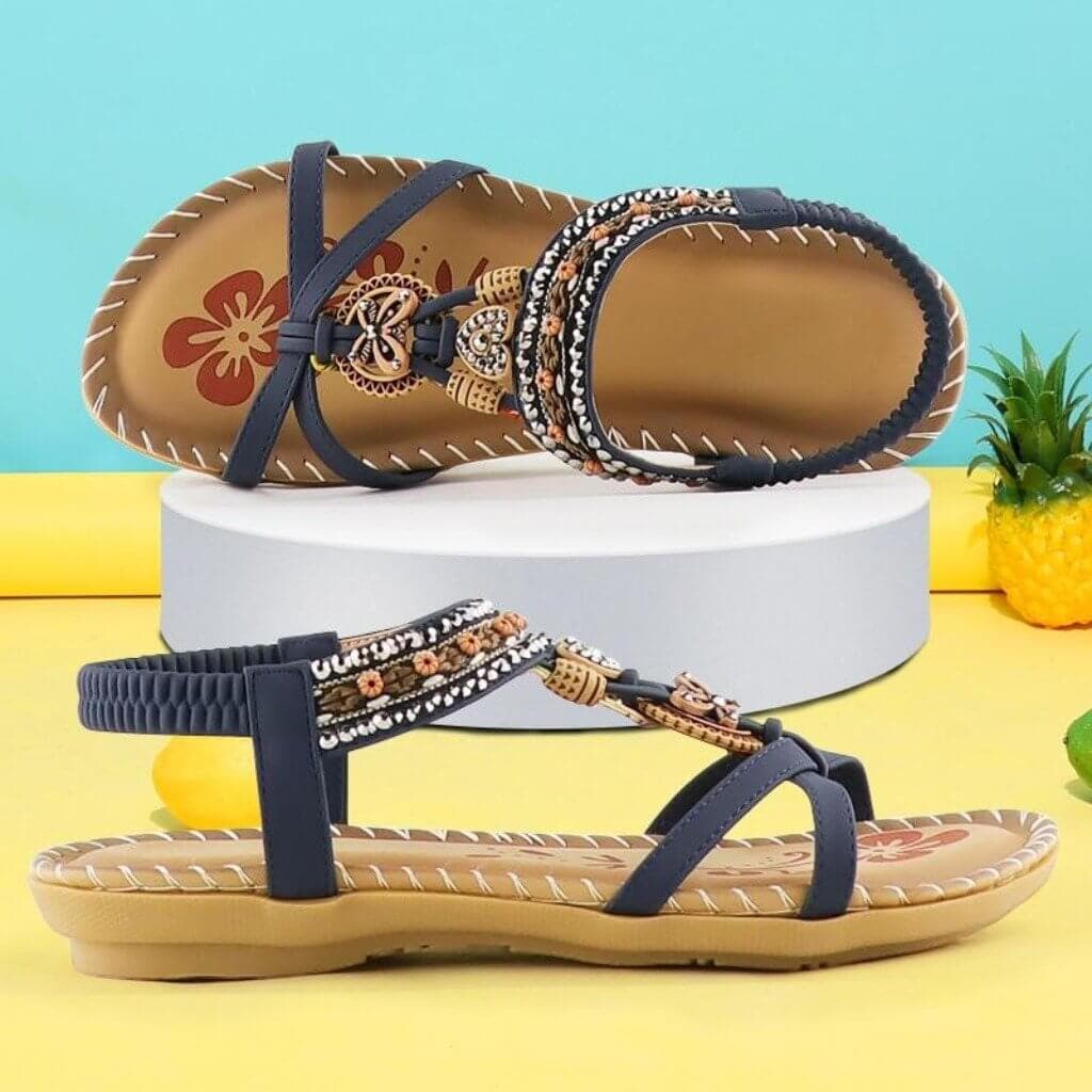 Millicent Collection | Women's Platform Sandals with Cushioned Footbed | Soft Support for All-Day Comfort