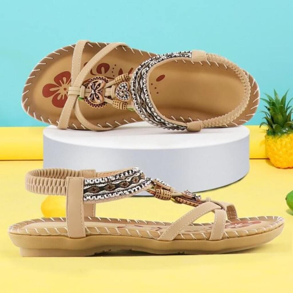 Millicent Collection | Women's Platform Sandals with Cushioned Footbed | Soft Support for All-Day Comfort