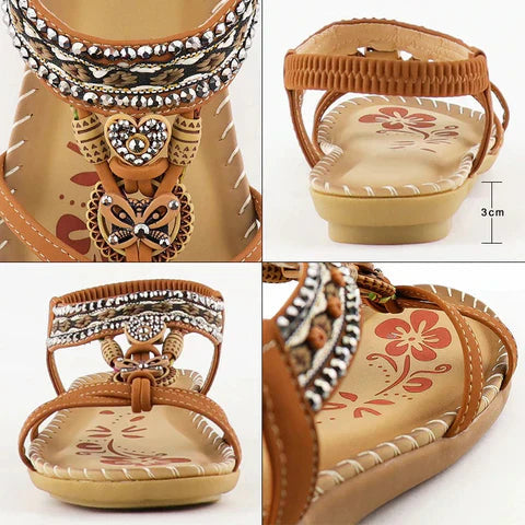 Millicent Collection | Women's Platform Sandals with Cushioned Footbed | Soft Support for All-Day Comfort