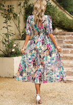 Monica Collection | Women's Floral Dress with Lightweight Comfort | Elegant Style for Effortless Charm