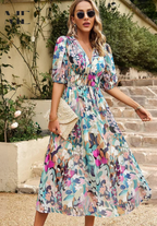 Monica Collection | Women's Floral Dress with Lightweight Comfort | Elegant Style for Effortless Charm