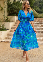 Monica Collection | Women's Floral Dress with Lightweight Comfort | Elegant Style for Effortless Charm