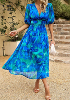 Monica Collection | Women's Floral Dress with Lightweight Comfort | Elegant Style for Effortless Charm
