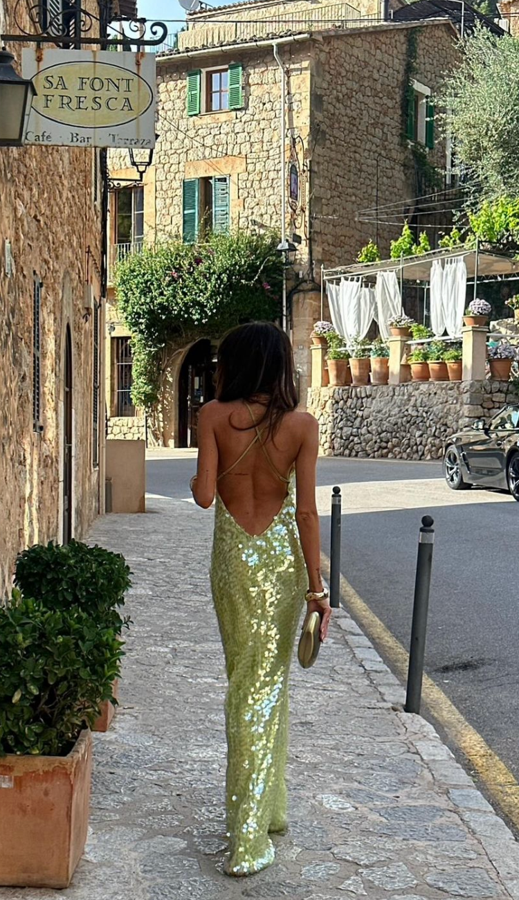 Odette Collection | Women's Sequin Cocktail Dress with Backless Design | Elegant Fit for Unforgettable Nights