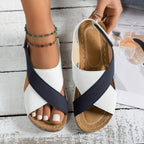 Olive Collection | Women's Platform Sandals with Cushioned Wedge | Stylish Comfort for All-Day Wear