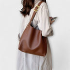 Olivia Collection | Elegant Shoulder Bag for Women with Wide Strap | Timeless Leather Design for Everyday Use 1