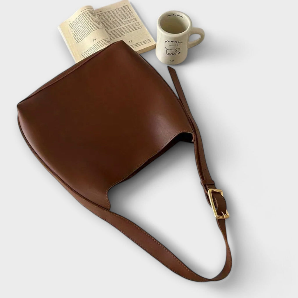Olivia Collection | Elegant Shoulder Bag for Women with Wide Strap | Timeless Leather Design for Everyday Use 3