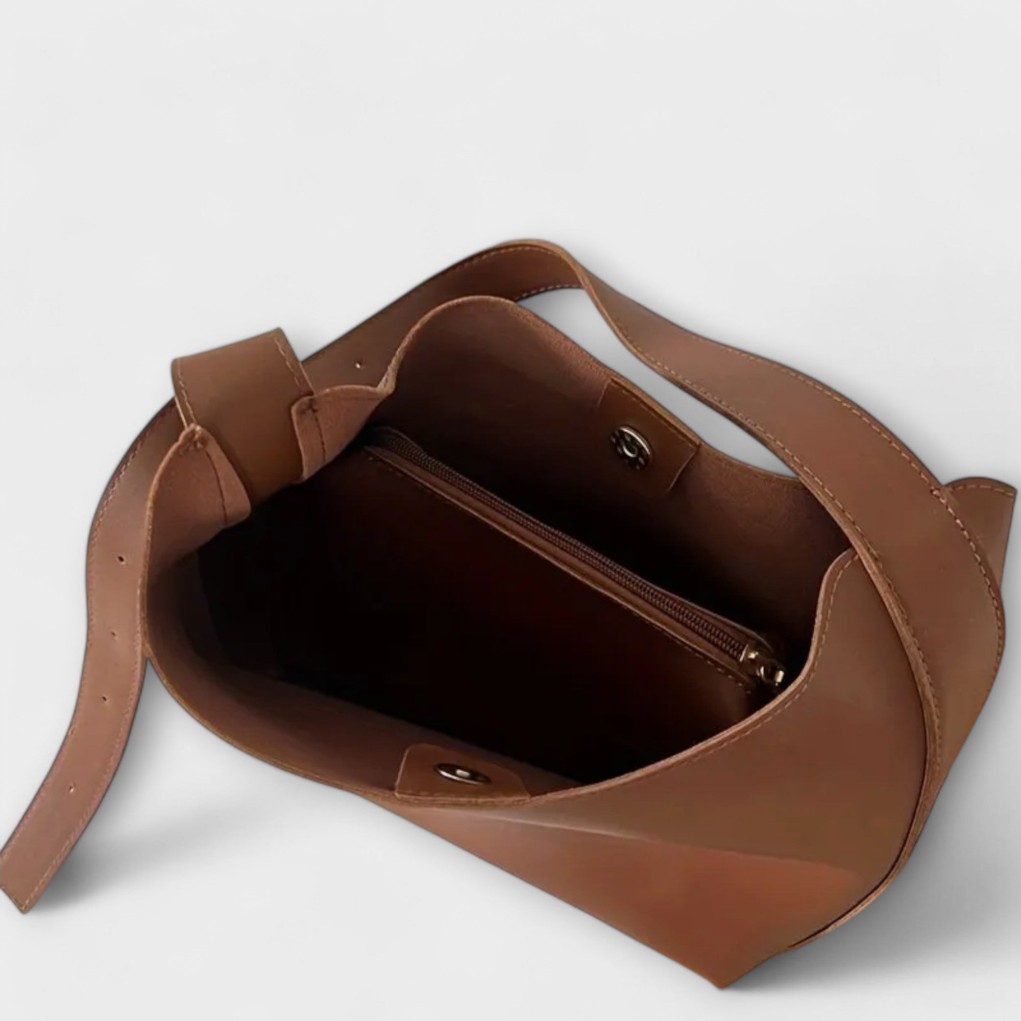 Olivia Collection | Elegant Shoulder Bag for Women with Wide Strap | Timeless Leather Design for Everyday Use 4
