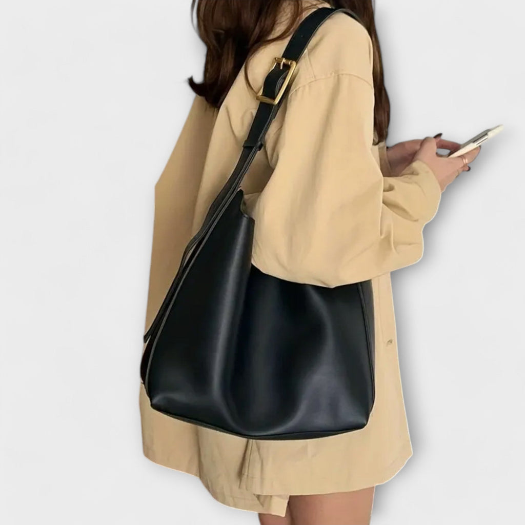 Olivia Collection | Elegant Shoulder Bag for Women with Wide Strap | Timeless Leather Design for Everyday Use 5
