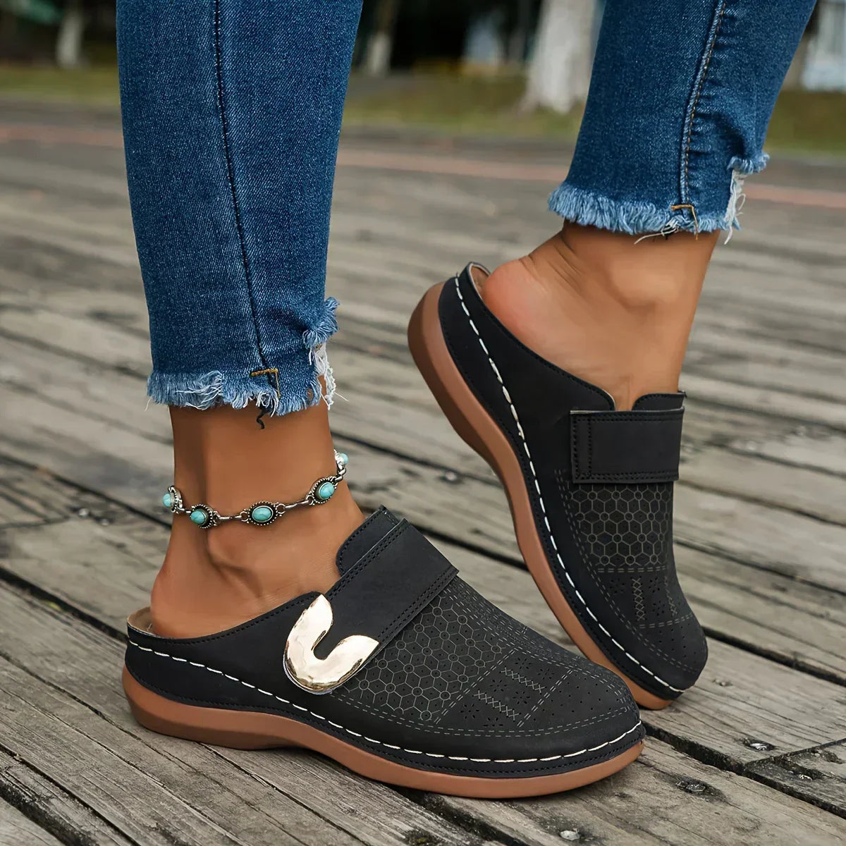 Ophelia | Women's Sandals with Adjustable Wedge & Cushioned Insole | Stylish Comfort for All-Day Wear