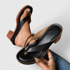 Orthopedic Heels | Ergonomic Footbed with Shock-Absorbing Sole | Stylish Comfort for All-Day Wear