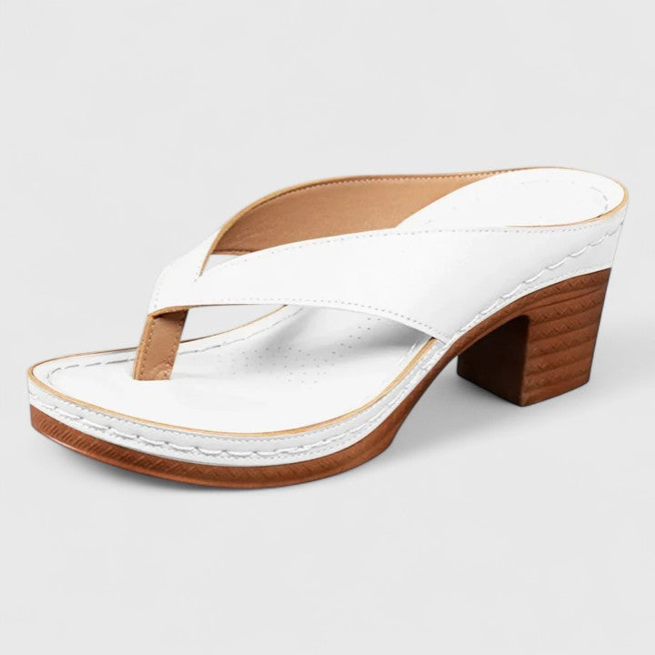 Orthopedic Heels | Ergonomic Footbed with Shock-Absorbing Sole | Stylish Comfort for All-Day Wear