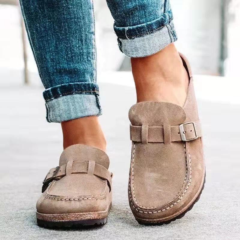 Orthopedic Slip-On Shoes with Ergonomic Fit & Adjustable Strap for All-Day Comfort