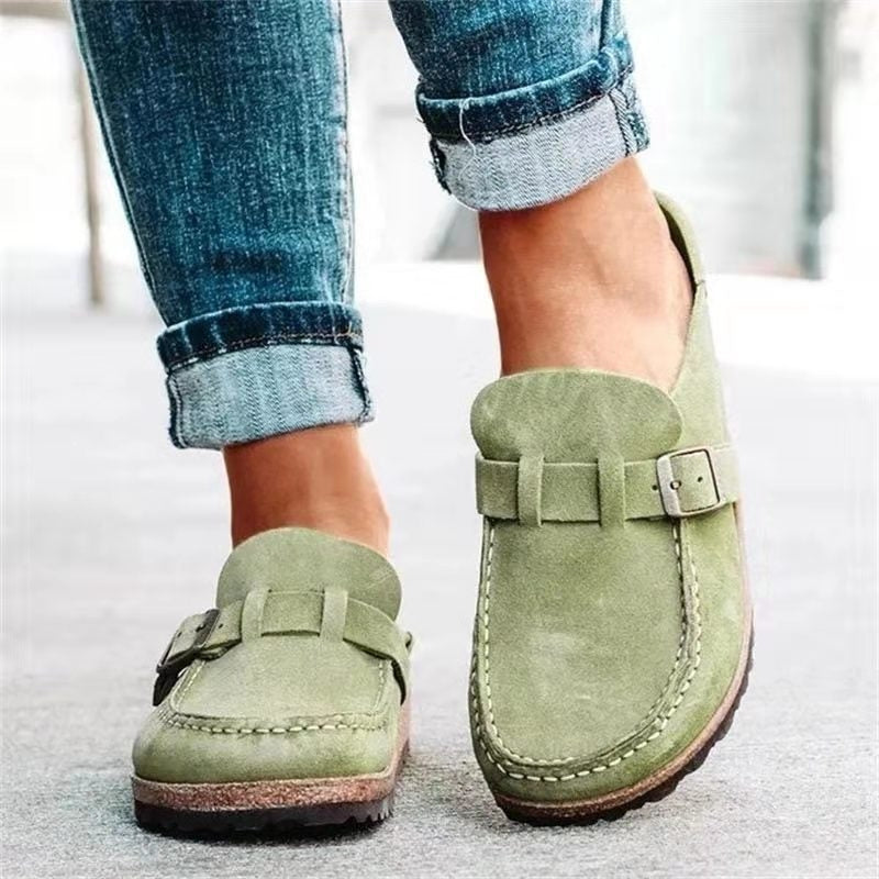 Orthopedic Slip-On Shoes with Ergonomic Fit & Adjustable Strap for All-Day Comfort