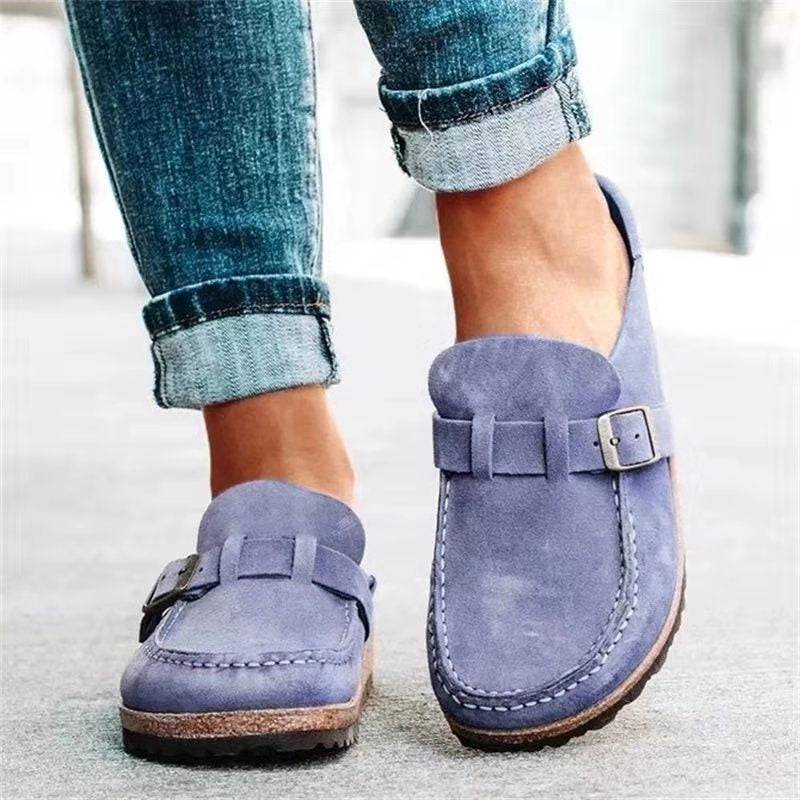 Orthopedic Slip-On Shoes with Ergonomic Fit & Adjustable Strap for All-Day Comfort