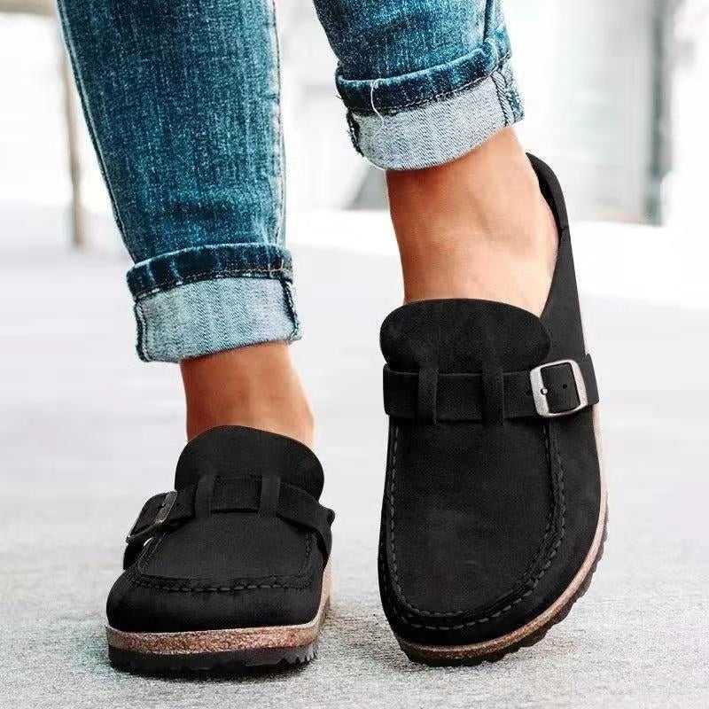 Orthopedic Slip-On Shoes with Ergonomic Fit & Adjustable Strap for All-Day Comfort