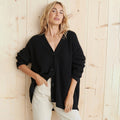 Oversized Women's Knit Cardigan Sweater for Cozy Layering and Comfort 0
