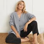 Oversized Women's Knit Cardigan Sweater for Cozy Layering and Comfort 6