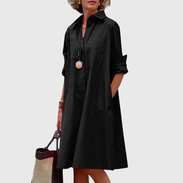Paige Collection | Casual Dress with Pockets & Relaxed Fit | Effortless Style for Everyday Wear