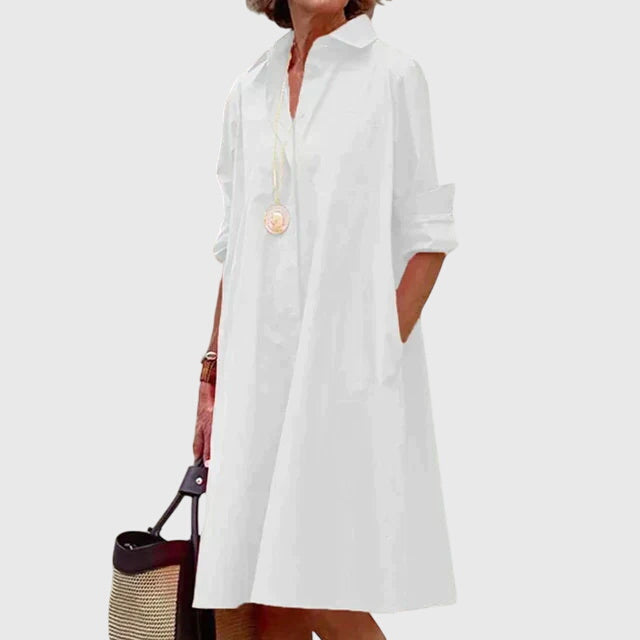 Paige Collection | Casual Dress with Pockets & Relaxed Fit | Effortless Style for Everyday Wear