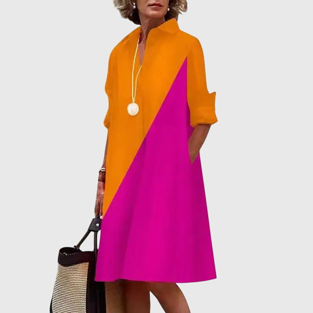 Paige Collection | Casual Dress with Pockets & Relaxed Fit | Effortless Style for Everyday Wear
