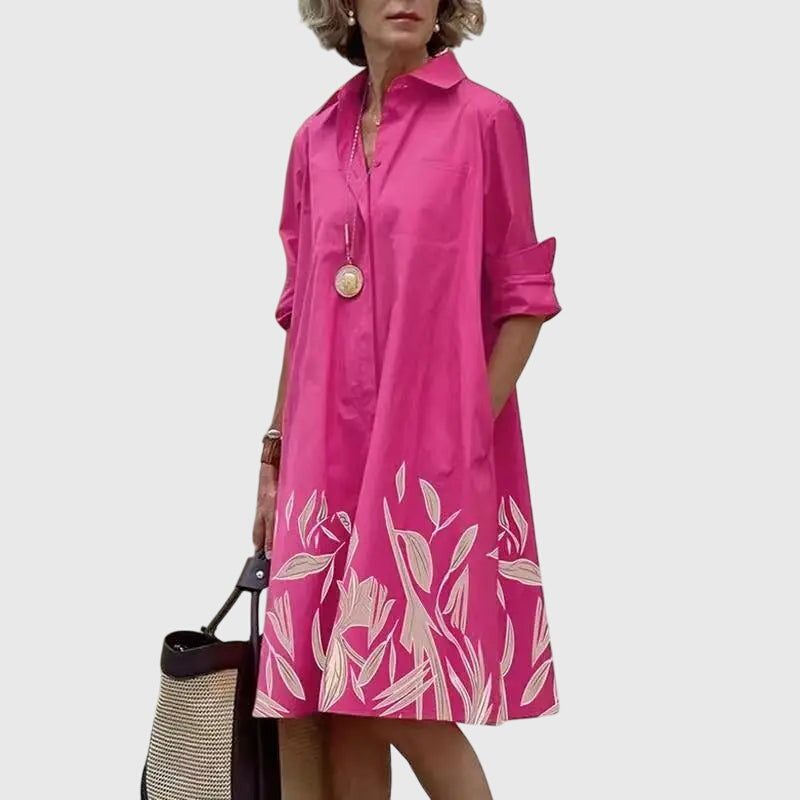 Paige Collection | Casual Dress with Pockets & Relaxed Fit | Effortless Style for Everyday Wear