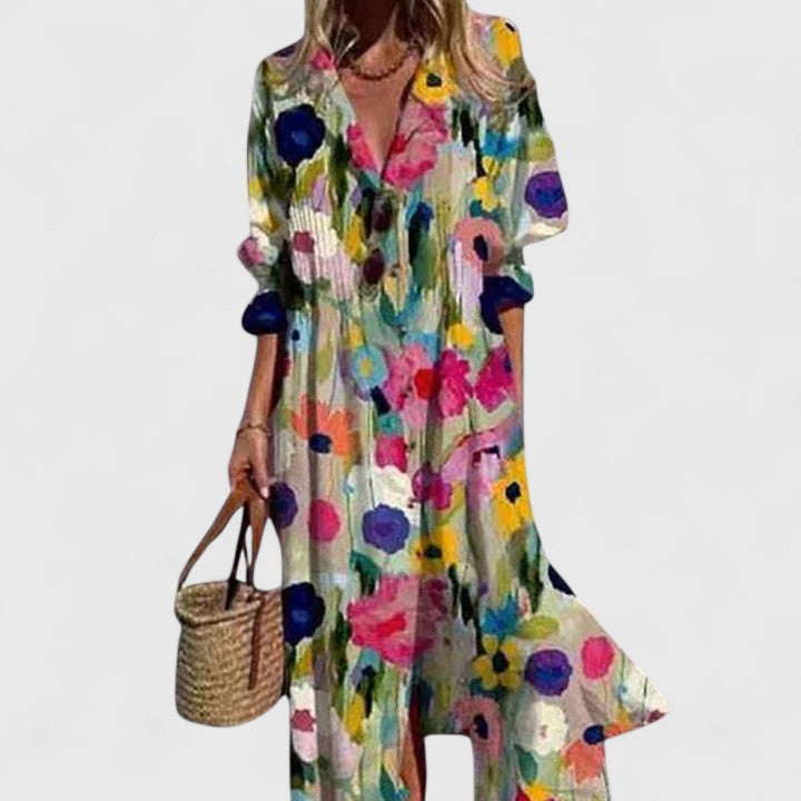 Paula Collection | Women's Dress with Vibrant Colors | Flattering Fit for Effortless Style 2