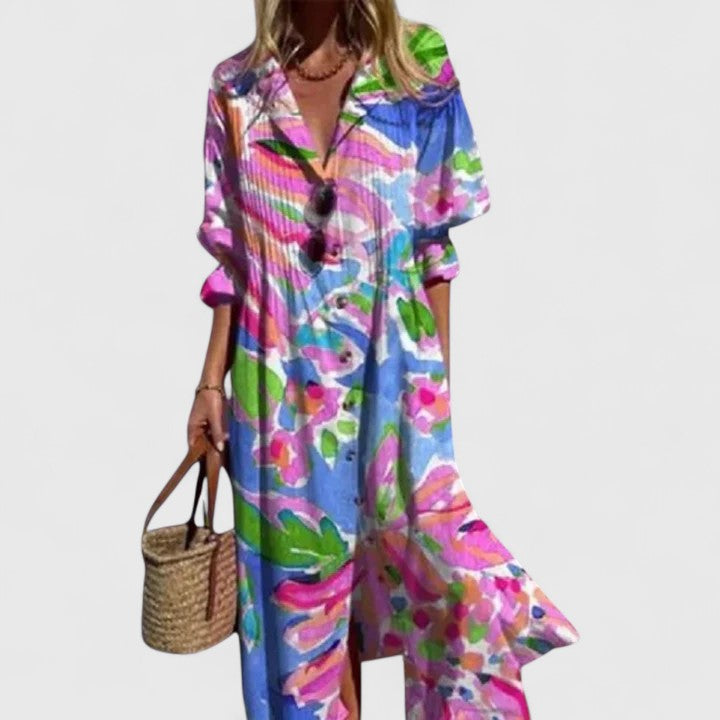 Paula Collection | Women's Dress with Vibrant Colors | Flattering Fit for Effortless Style 4