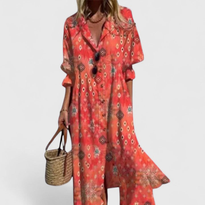 Paula Collection | Women's Dress with Vibrant Colors | Flattering Fit for Effortless Style 5