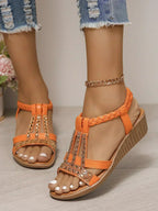 Priscilla Collection | Women's Sandals with Adjustable Straps & Soft Cushioning | Stylish Comfort for All-Day Wear