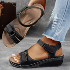 Rae | Women's Platform Wedge Sandals with Cushioned Footbed | Adjustable Strap for All-Day Comfort