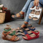 Rae | Women's Platform Wedge Sandals with Cushioned Footbed | Adjustable Strap for All-Day Comfort