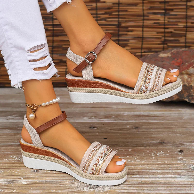 Relaxed Women's Sandals | Adjustable Straps & Chic Boho Design for All-Day Comfort