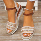 Relaxed Women's Sandals | Adjustable Straps & Chic Boho Design for All-Day Comfort