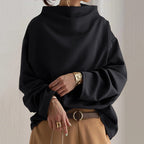 Renli Collection | Women's Top with High Neck Design & Relaxed Fit | Chic Blouse for Effortless Elegance 0