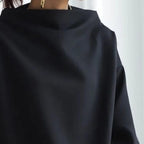 Renli Collection | Women's Top with High Neck Design & Relaxed Fit | Chic Blouse for Effortless Elegance 4