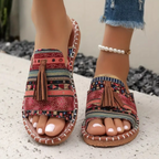 Robin Collection | Flat Sandals Women with Cloud-Soft Footbeds | Vibrant Style for All-Day Comfort