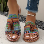 Robin Collection | Flat Sandals Women with Cloud-Soft Footbeds | Vibrant Style for All-Day Comfort