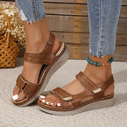 Rue Collection | Women's Sandals with Orthopedic Cushioning | Adjustable Comfort for Everyday Wear