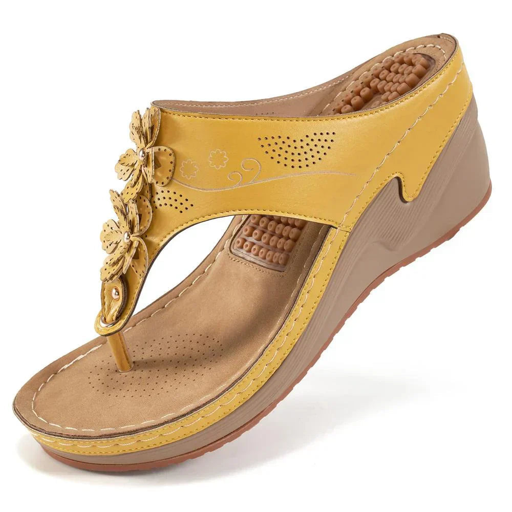 Saffron | Women's Sandals with Orthopedic Arch Support | Elegant Cushioned Footwear for All-Day Comfort
