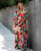 Serena Collection | Women's Maxi Dress with Kimono Sleeves | Effortless Elegance for All-Day Comfort