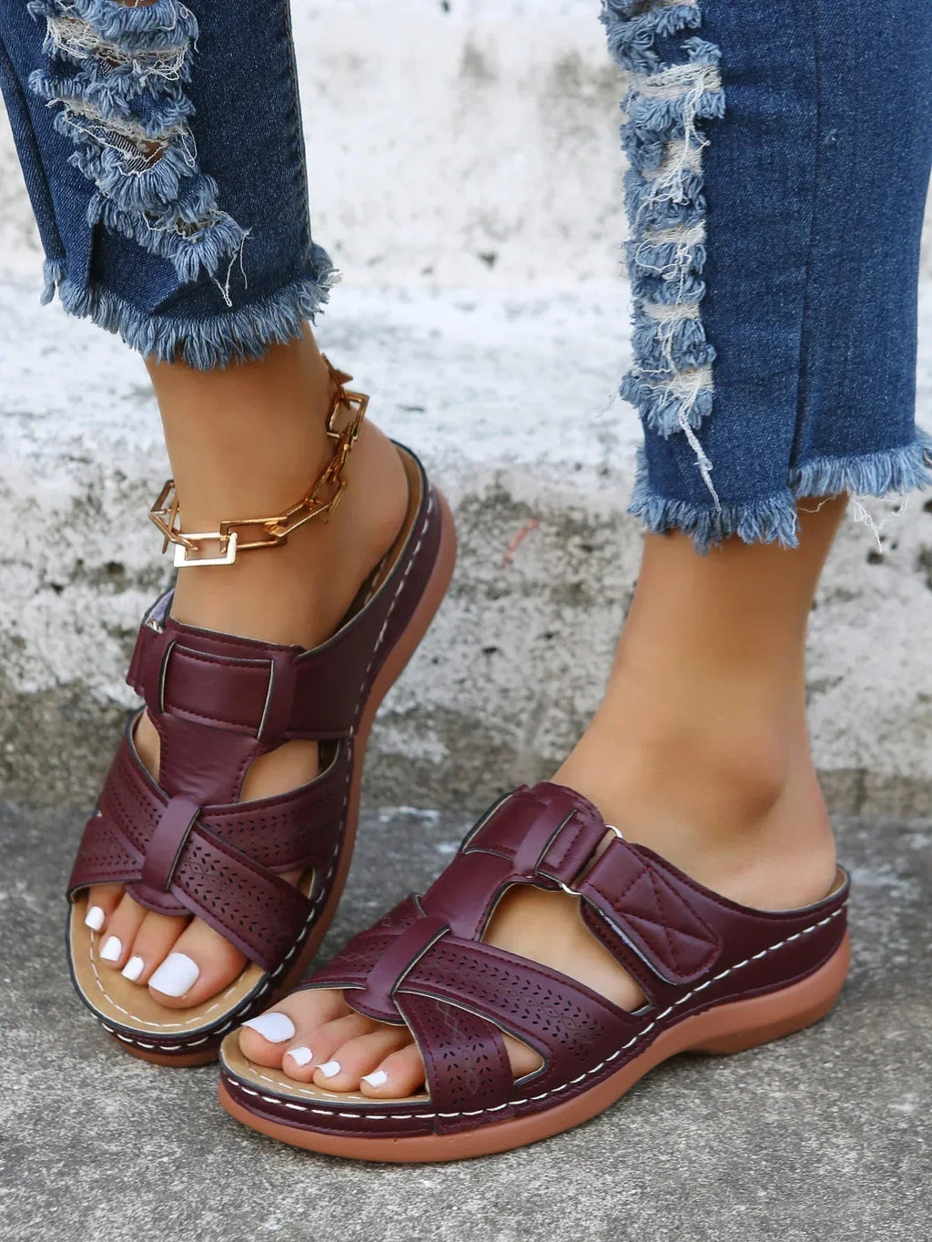 Skylark | Women's Sandals with Cushioned Footbed | Elegant Orthopedic Support for All-Day Comfort