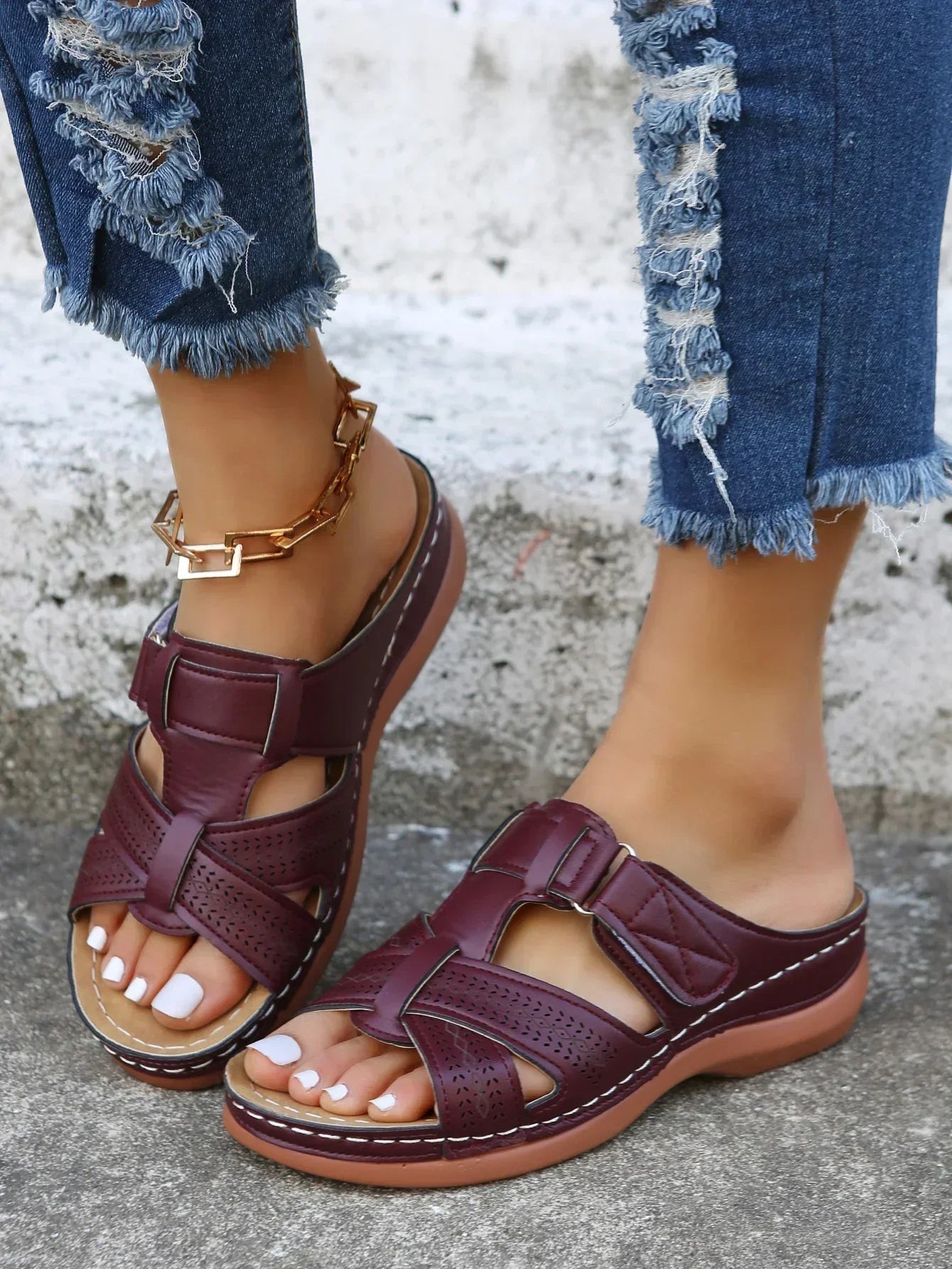 Skylark | Women's Sandals with Cushioned Footbed | Elegant Orthopedic Support for All-Day Comfort