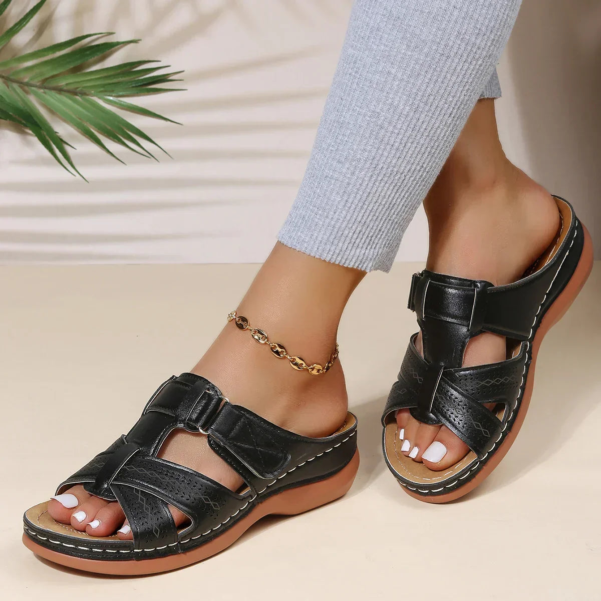 Skylark | Women's Sandals with Cushioned Footbed | Elegant Orthopedic Support for All-Day Comfort
